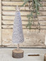 Preview: Tannenbaum Filz Wolle Holz grau