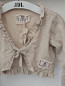 Preview: kinder-bluse-shirt-bolero-beige