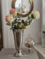 Preview: Vase ALU silber Blumenvase 31cm