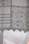 Preview: GARDINE Vorhang Rollgardine Baumwolle Vintage weiß 60x140 HANNAH