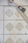 Preview: Schablone Möbeldekoration filigranes Muster 40x12 cm No.9