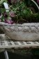 Preview: ovale Schale Blumentopf Rosenbordüre ROSENROMANTIK