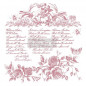 Preview: Redesign 3 tlg. Silikon Stempel - Vintage script - Angel - floral