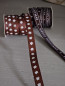 Preview: Geschenkband Sterne Textil 5 Meter