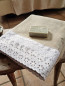 Preview: Badetuch Handtuch mit Spitze 70x130 cm