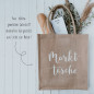 Preview: Jute Shopper Markt Tasche Liebe