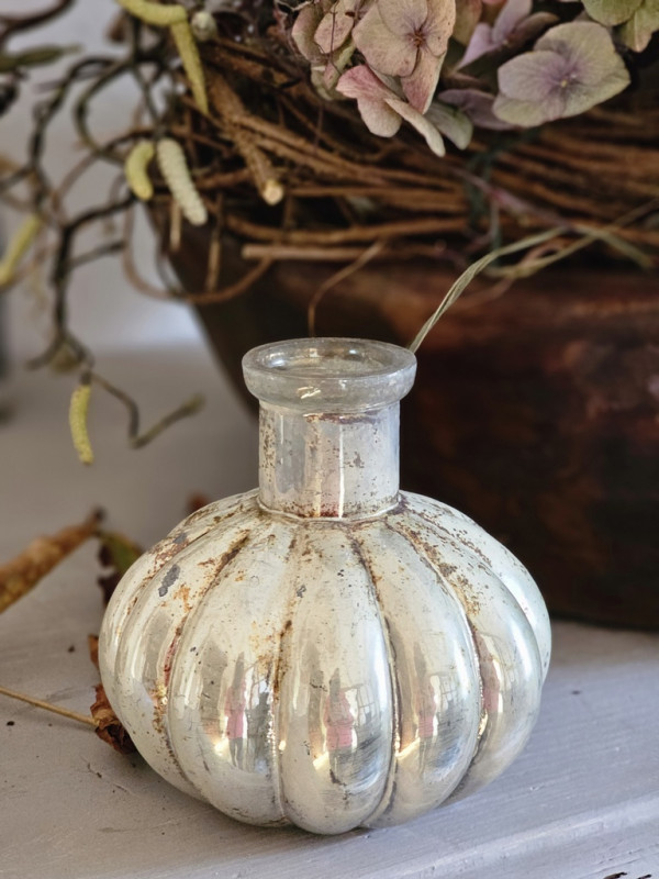 Preview: kleine-vase-silver-milk-antik-style