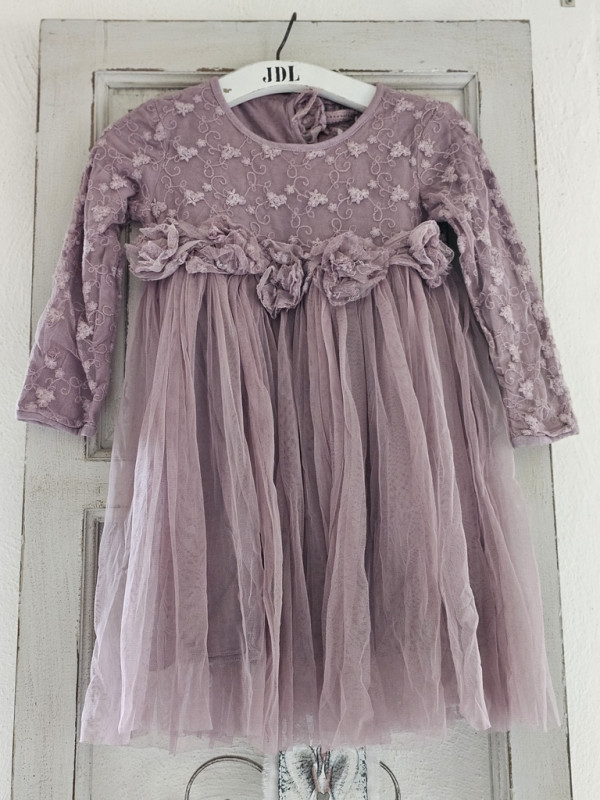 Preview: french-vintage-kinder-kleid-lila