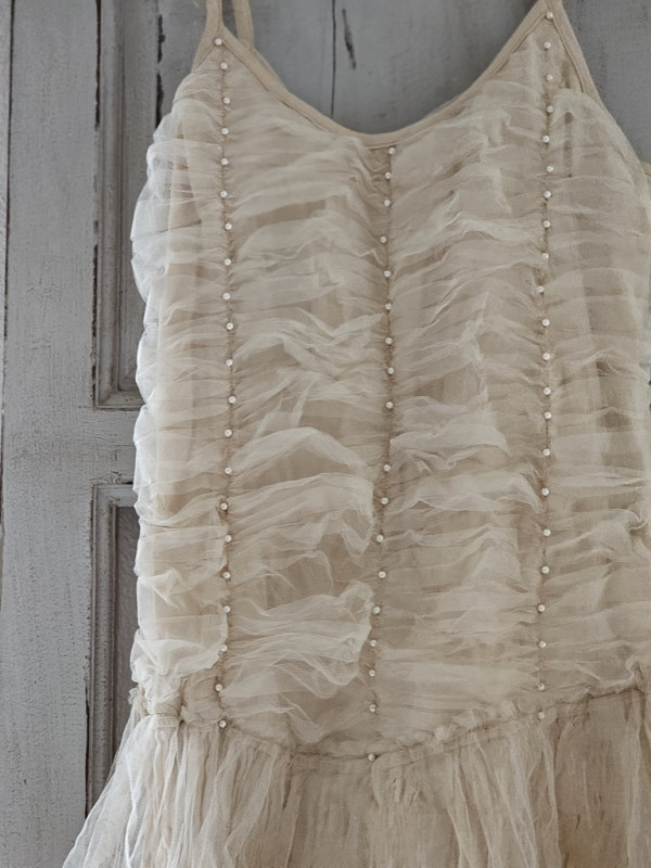 Preview: french-vintage-tuell-baumwoll-kleid