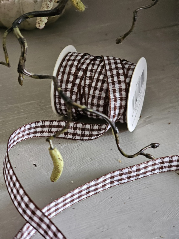 Preview: deko-geschen-band-textil-kariert