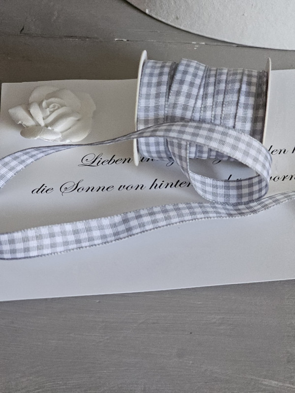 Preview: geschenk-textil-band-gau-kariert