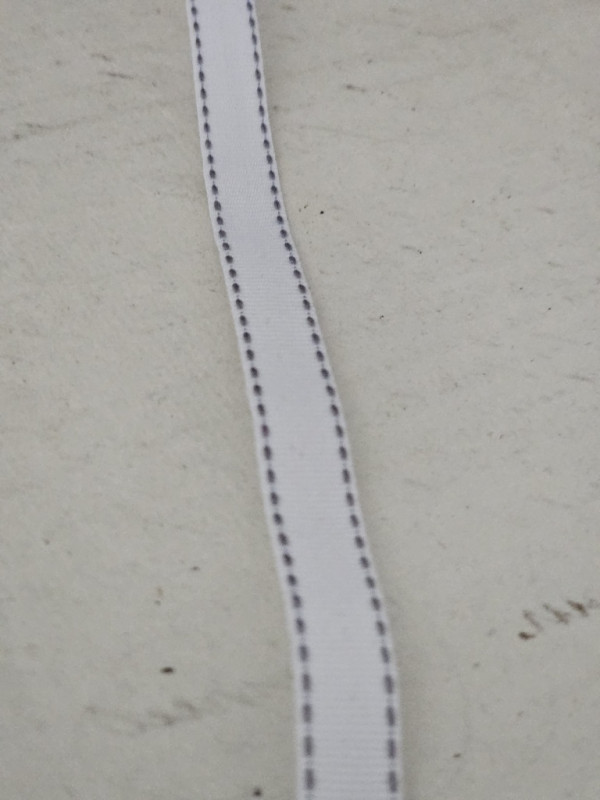 Preview: geschenkband-gewebt-weiss-grau