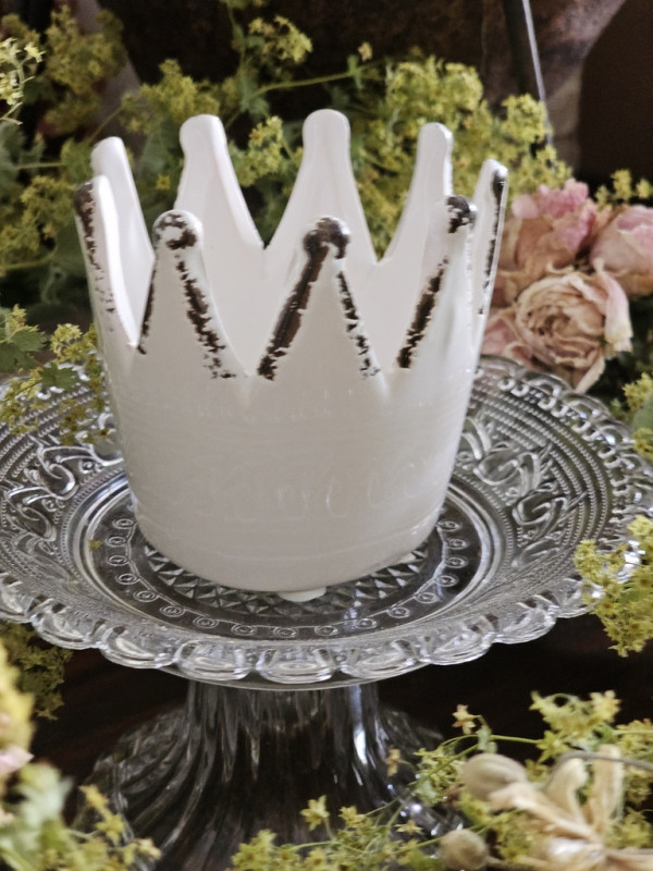 Preview: keramik-krone-topf-set-cream
