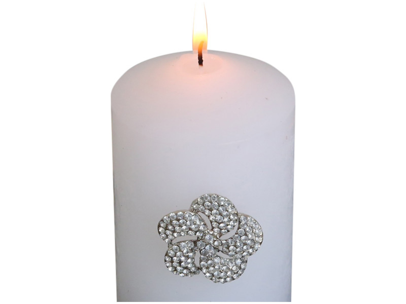 Spieß f Kerzen Deko Strass Steinchen No.2