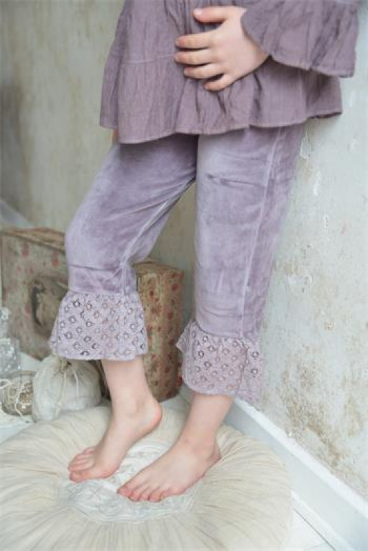 Preview: vintage-hose-für-maedchen-lila