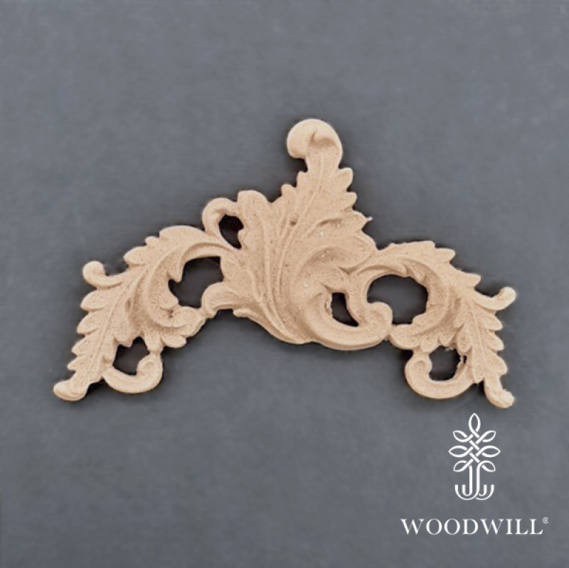 flexibles Holzornament Wood Carving Center 8 cm