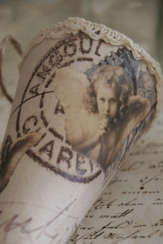 Preview: deko-tuete-metall-engel-nostalgie-weihnachtsdeko