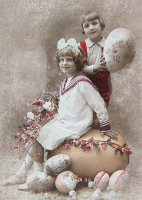 Karte Osterliebe Nostalgie Mini