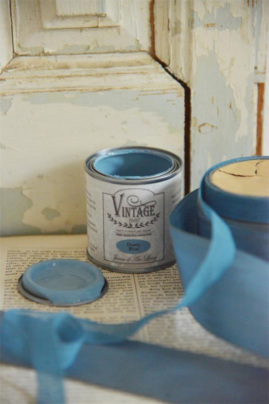 Vintage Möbel Kalkfarbe "dusty blue", 100 ml