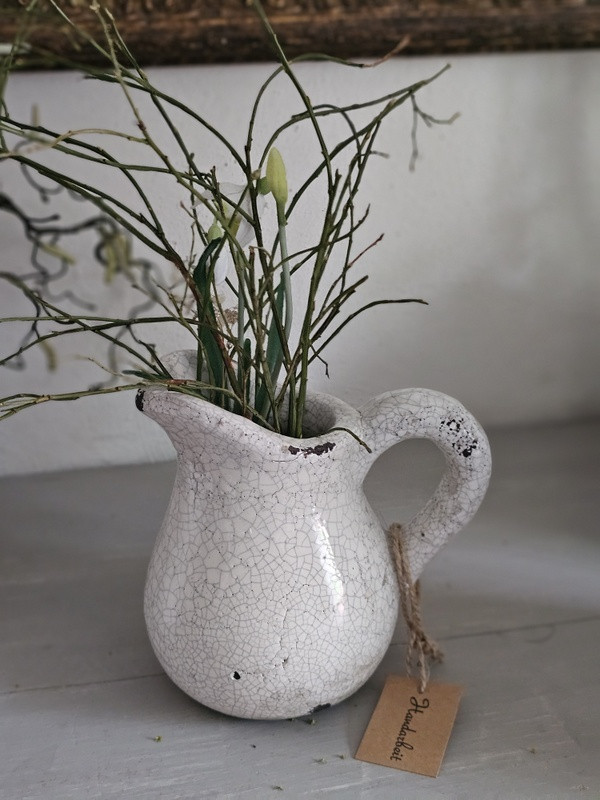 Country Krug Keramik cream 15cm
