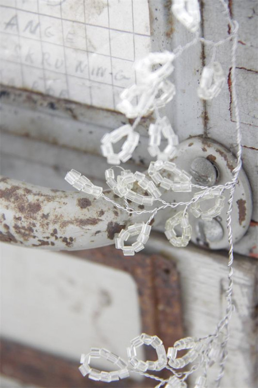 Dekorationsbehang Blätter Girlande