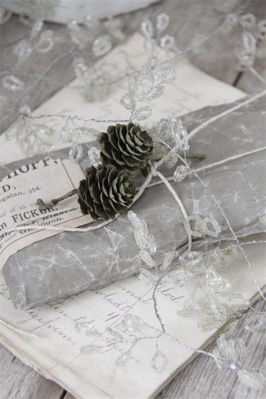 Preview: Dekorationsbehang Blätter Girlande