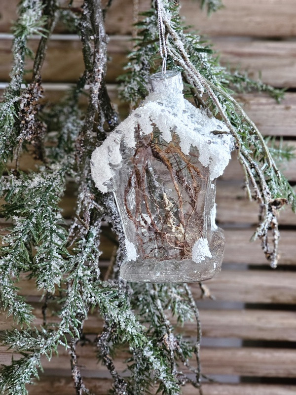 Winter Glashaus Weihnachtsdeko Baumbehang