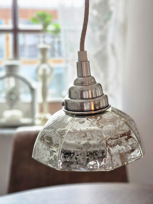 Hängelampe Bauernsilber