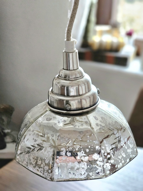 Preview: Hängelampe Bauernsilber