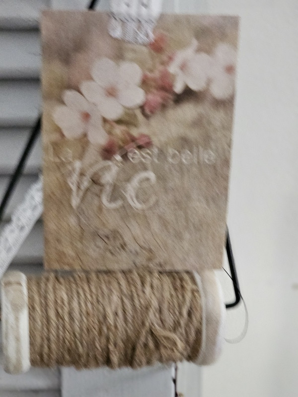 Preview: Halter Juteschnur zum HängenV intage Country