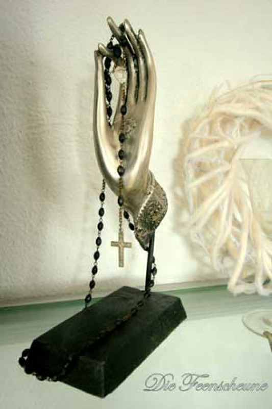 Hand Dekohand Schmuck Ringfinger Antiklook