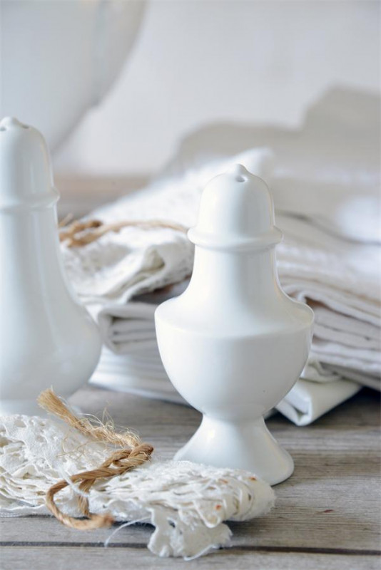 Preview: Salz & Pfefferstreuer Set - Porzellan - Franske