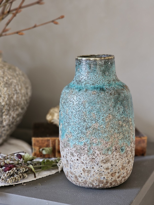 Vase Keramik lasiert