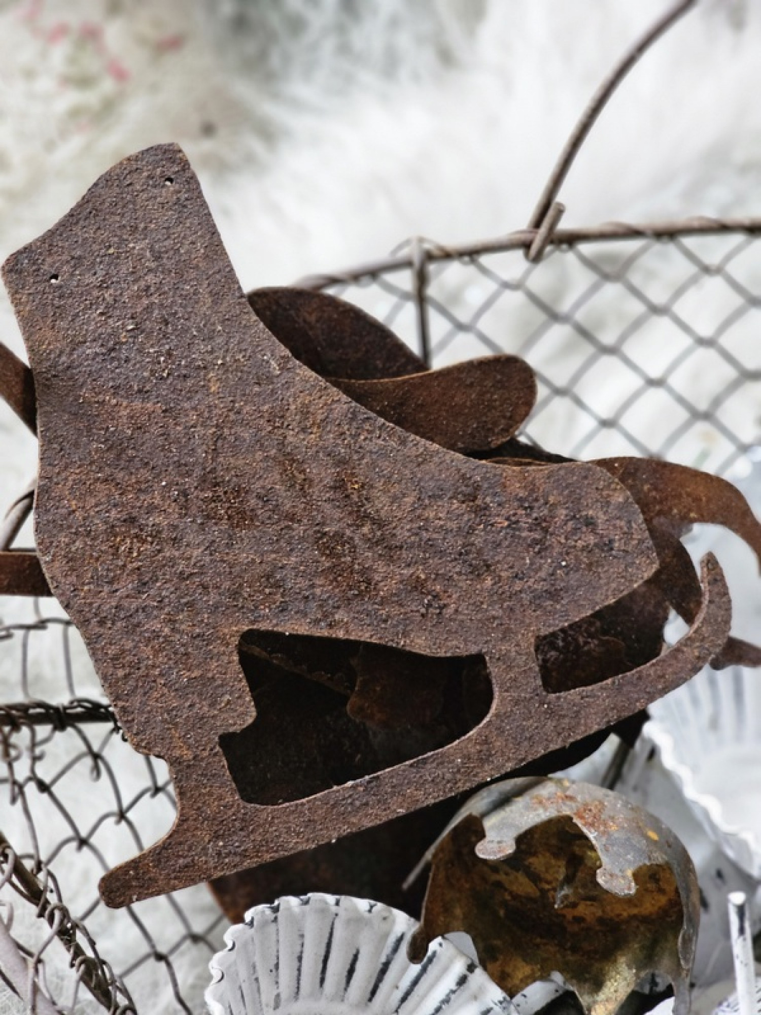 schlittschuh-edelrost-deko