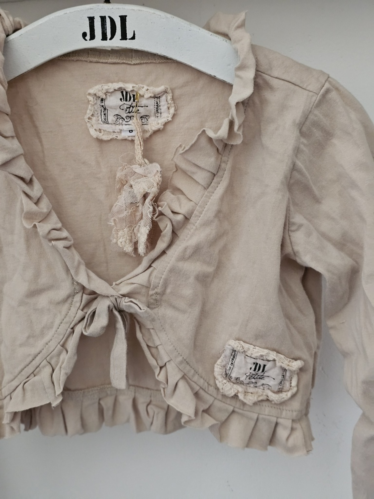 kinder-bluse-shirt-bolero-beige