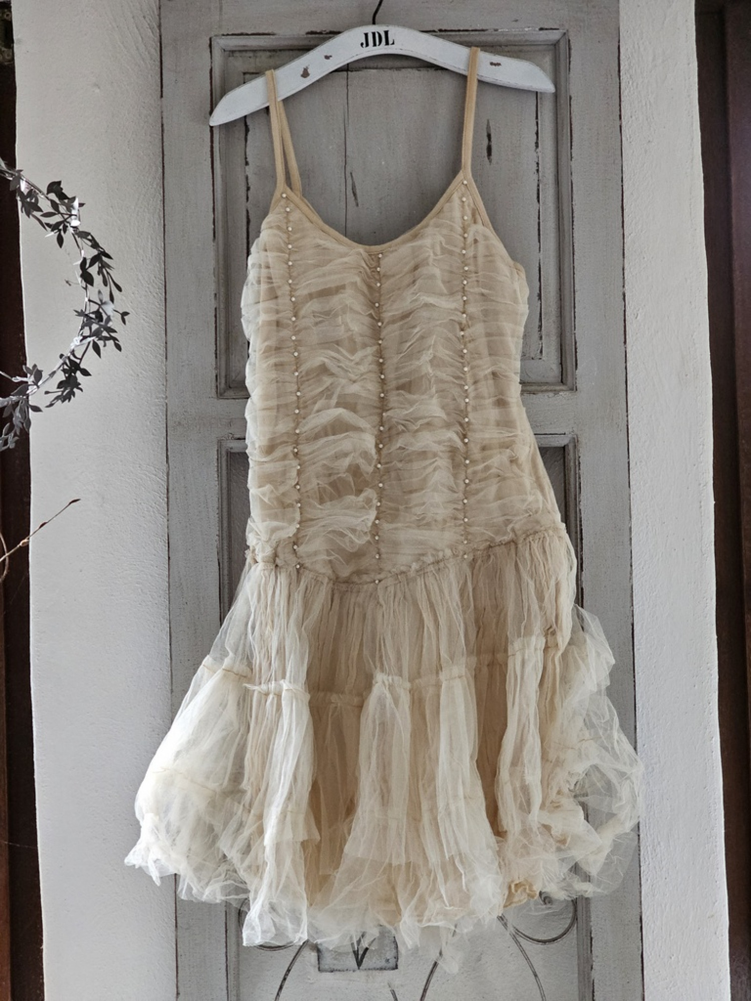 french-vintage-kleid-cream