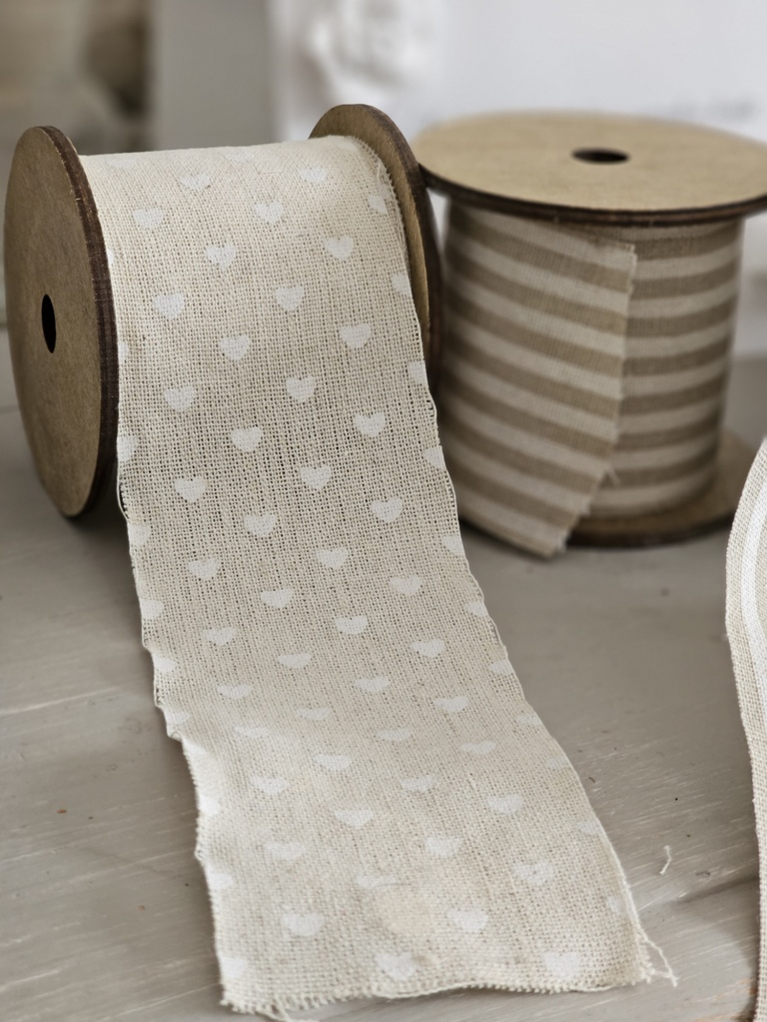 baumwollband-natur-white-herzen