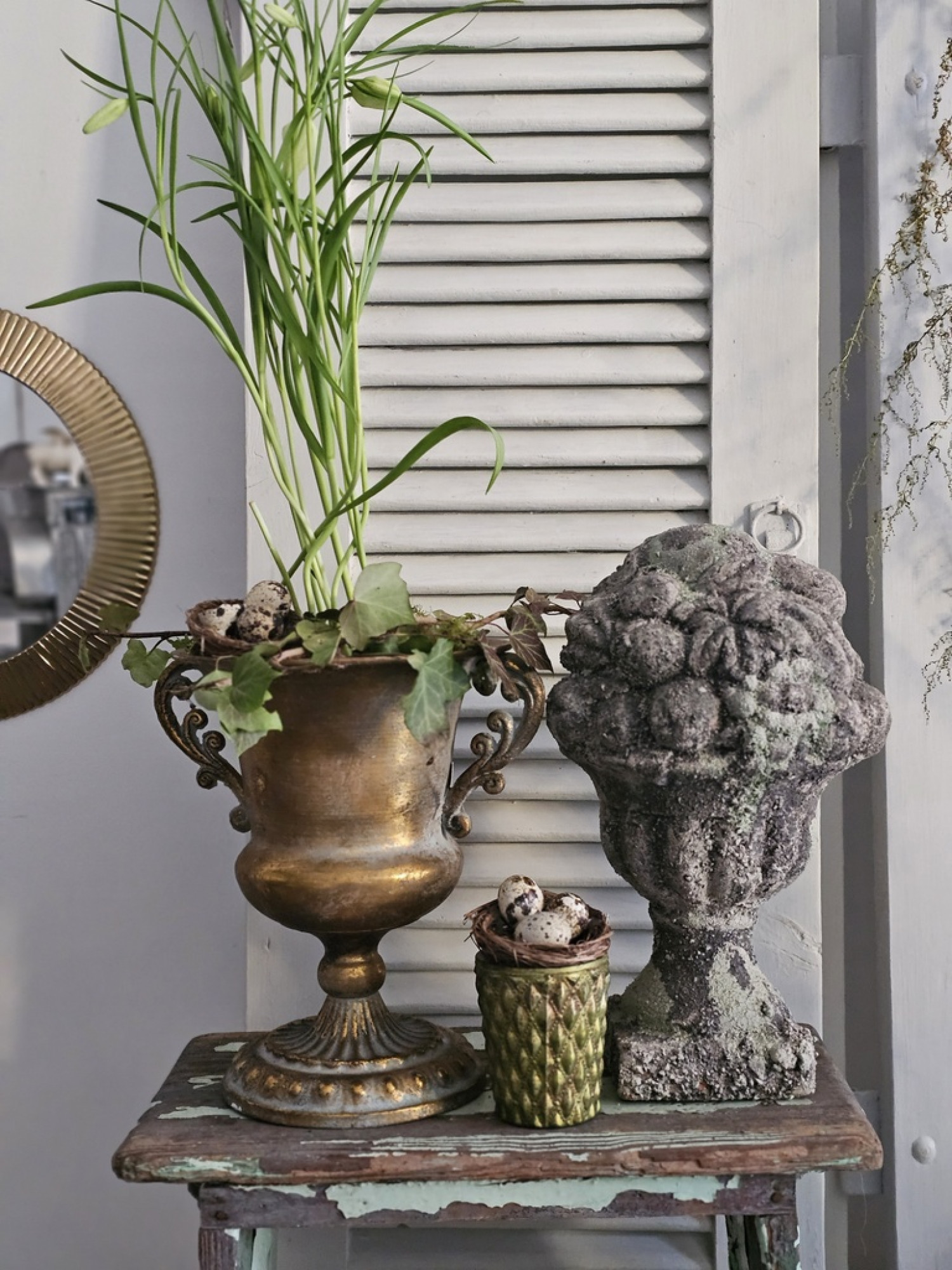 Vintage Pokalvase Amphore Blumentopf Vase