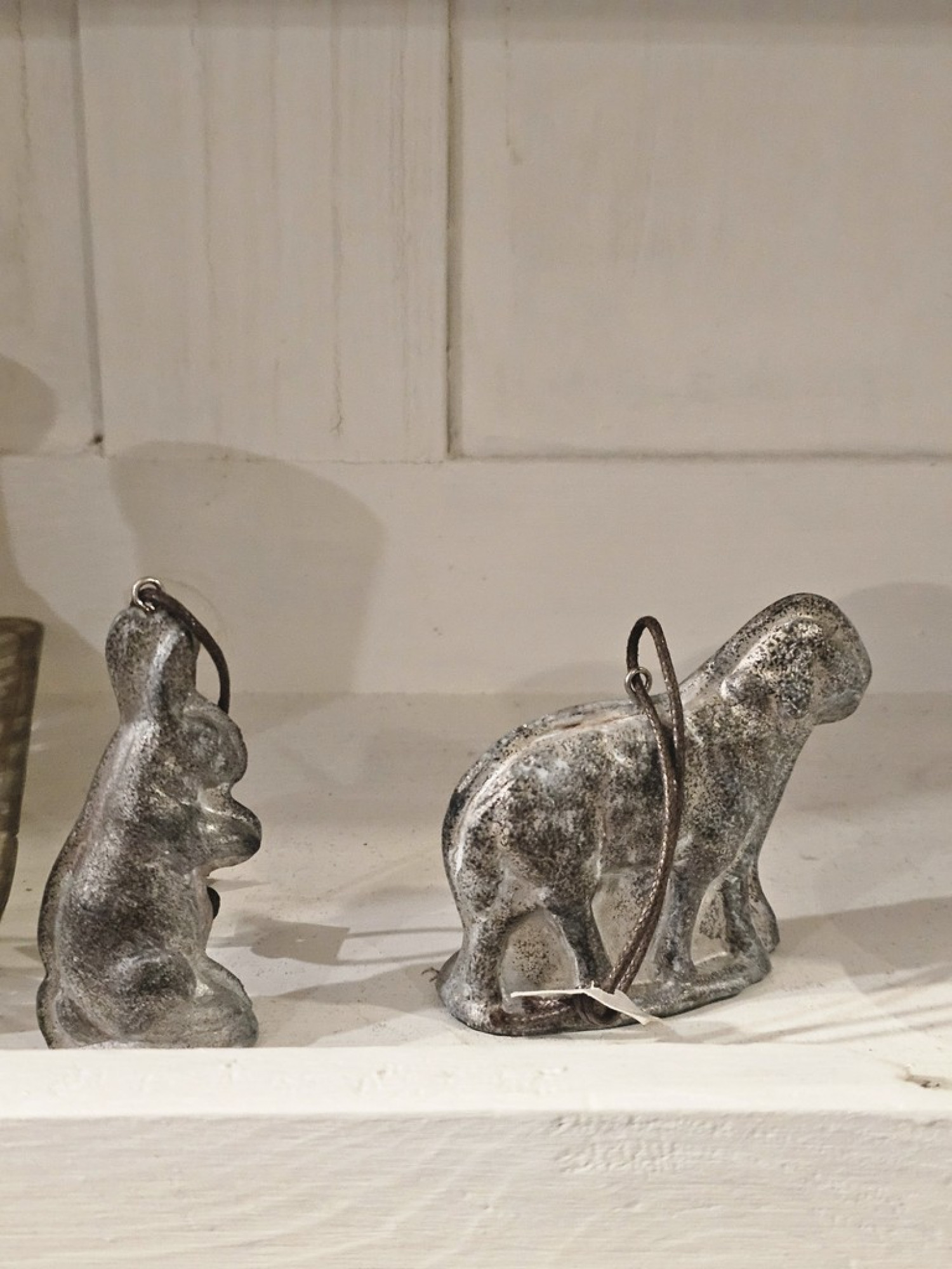 Hasenhänger Vintage ant.silber