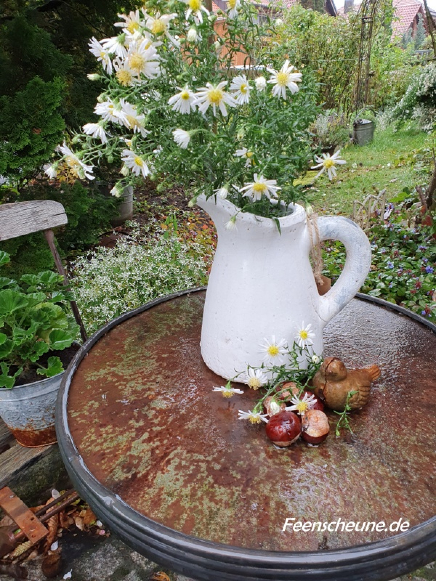 Country Krug Keramik Landhaus Charme 22cm