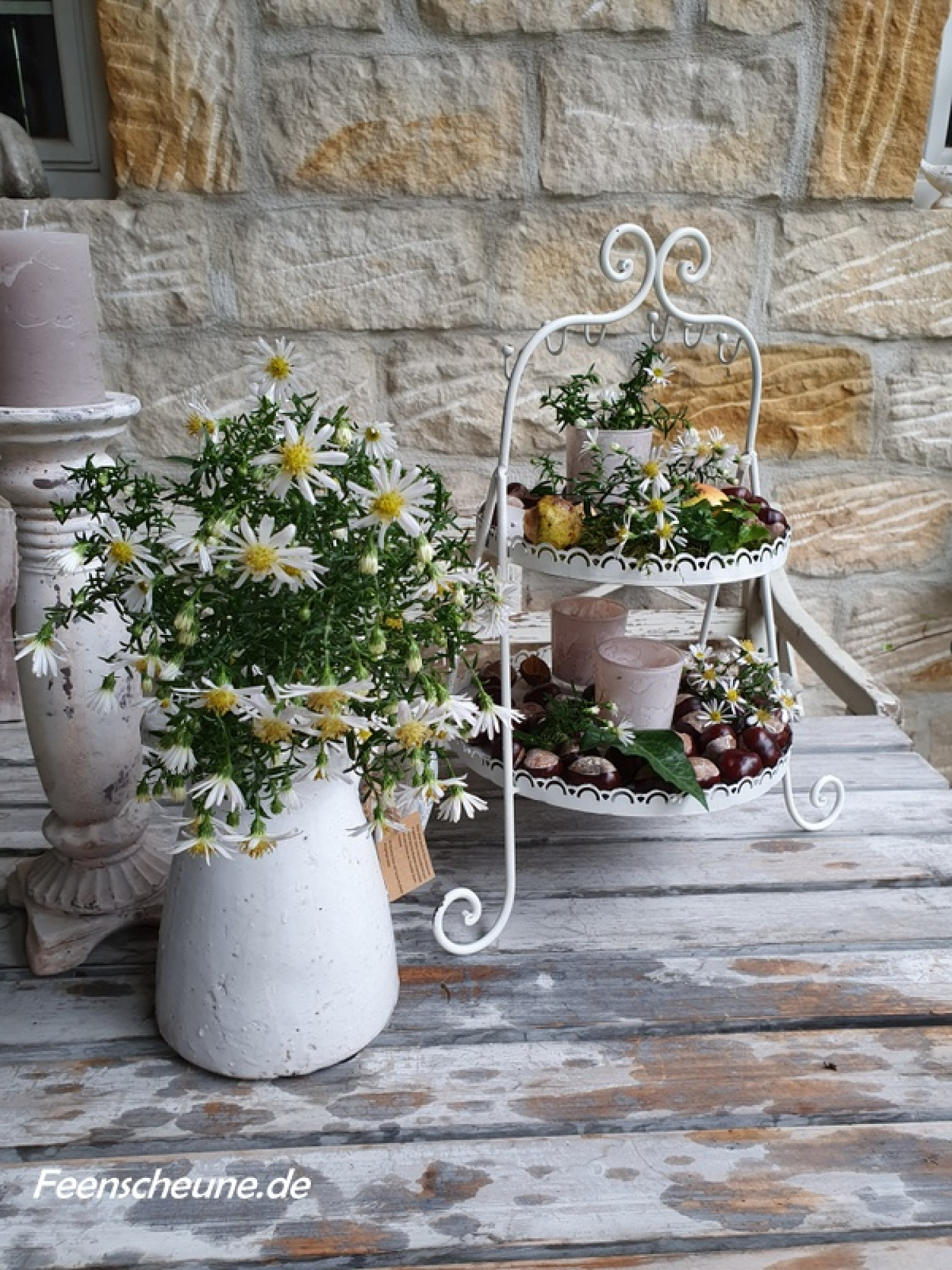 Country Krug Keramik Landhaus Charme 22cm