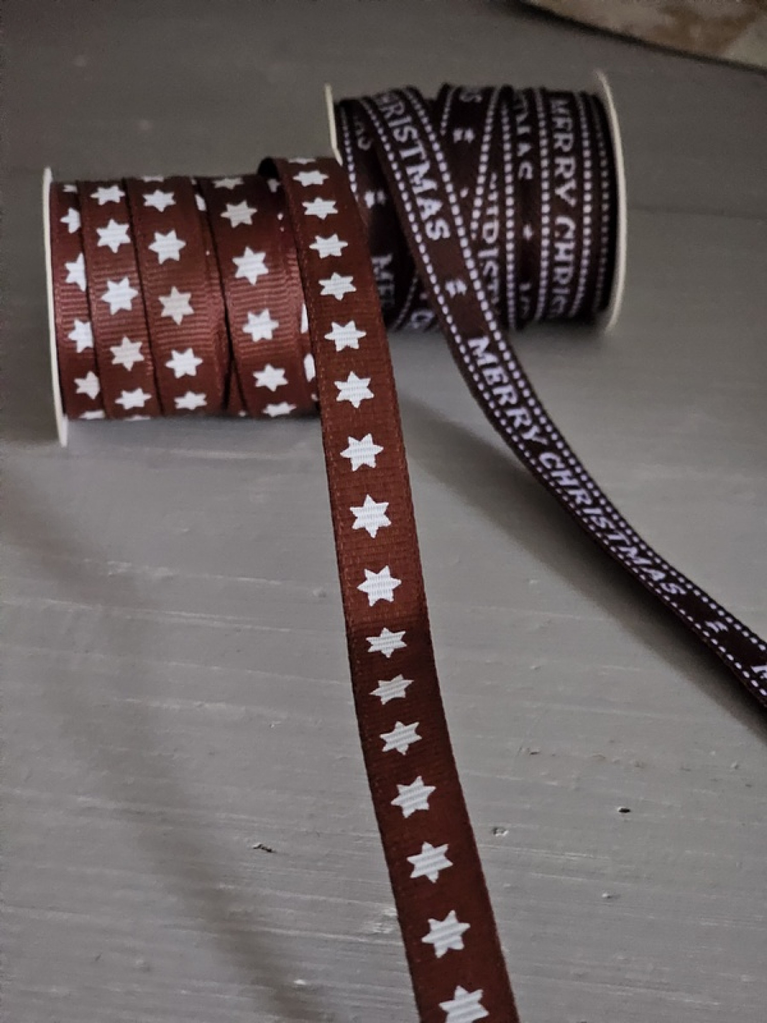 Geschenkband Sterne Textil 5 Meter