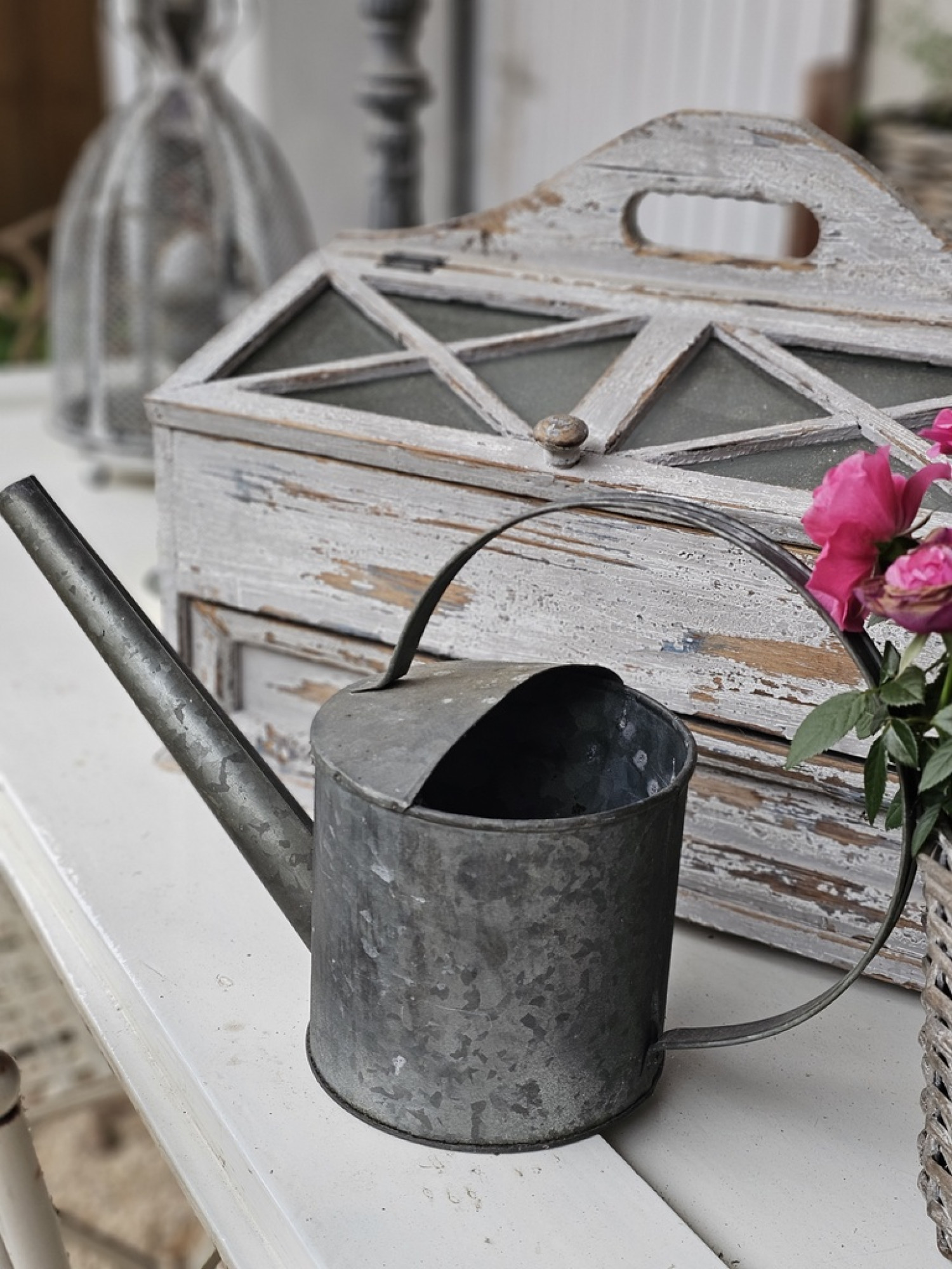 Gießkanne Metall Zink 1,5 L