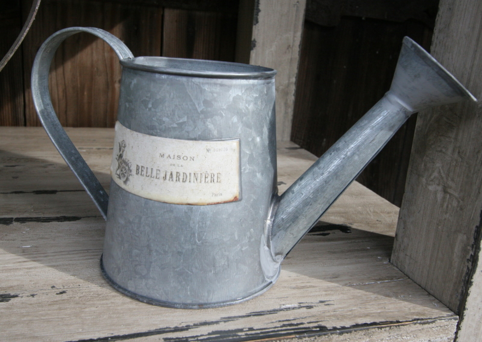 Blumen Metall Topf Gießkanne Zink No.1