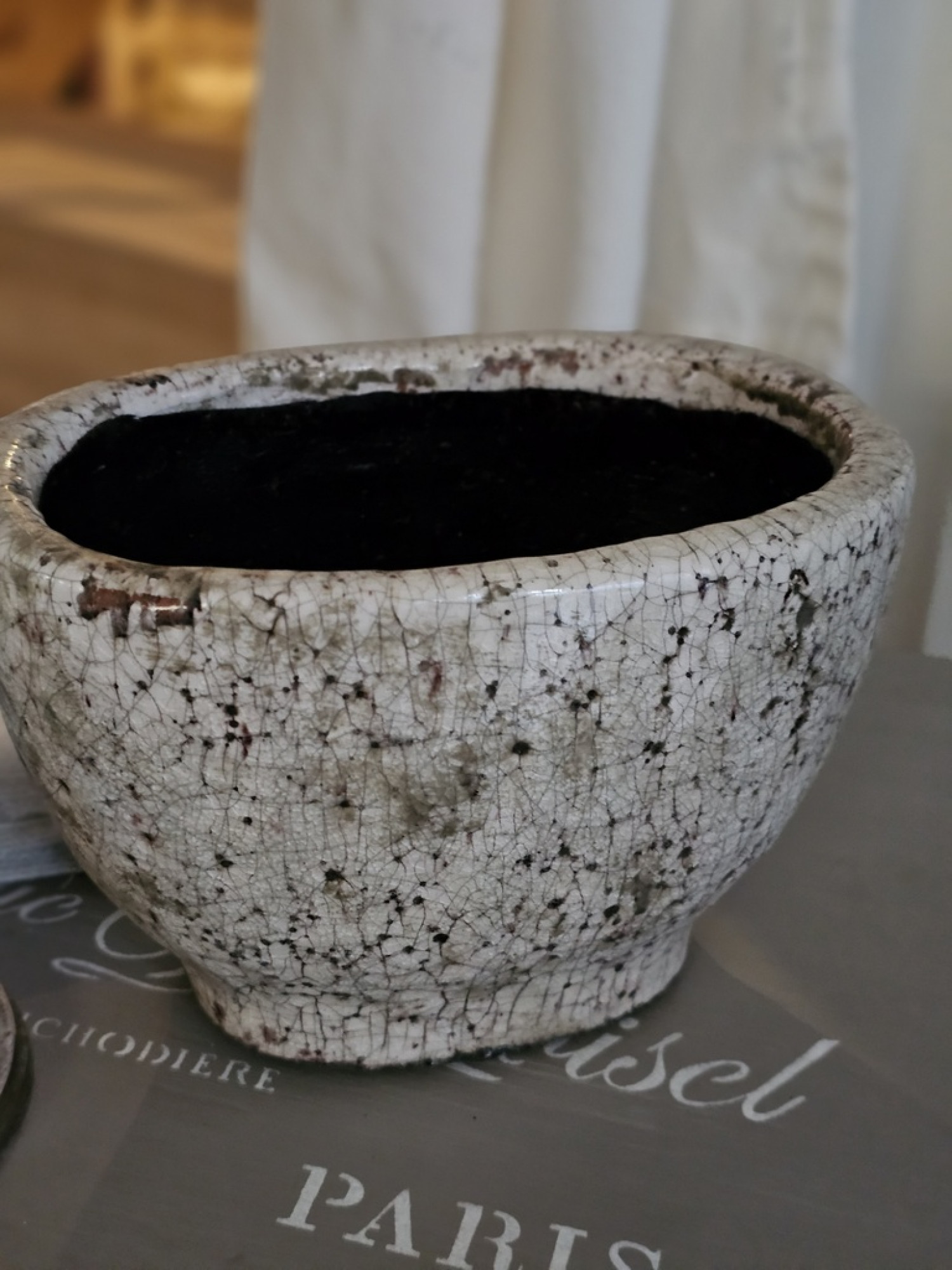 ovale Blumenschale Blumentopf antikstyle