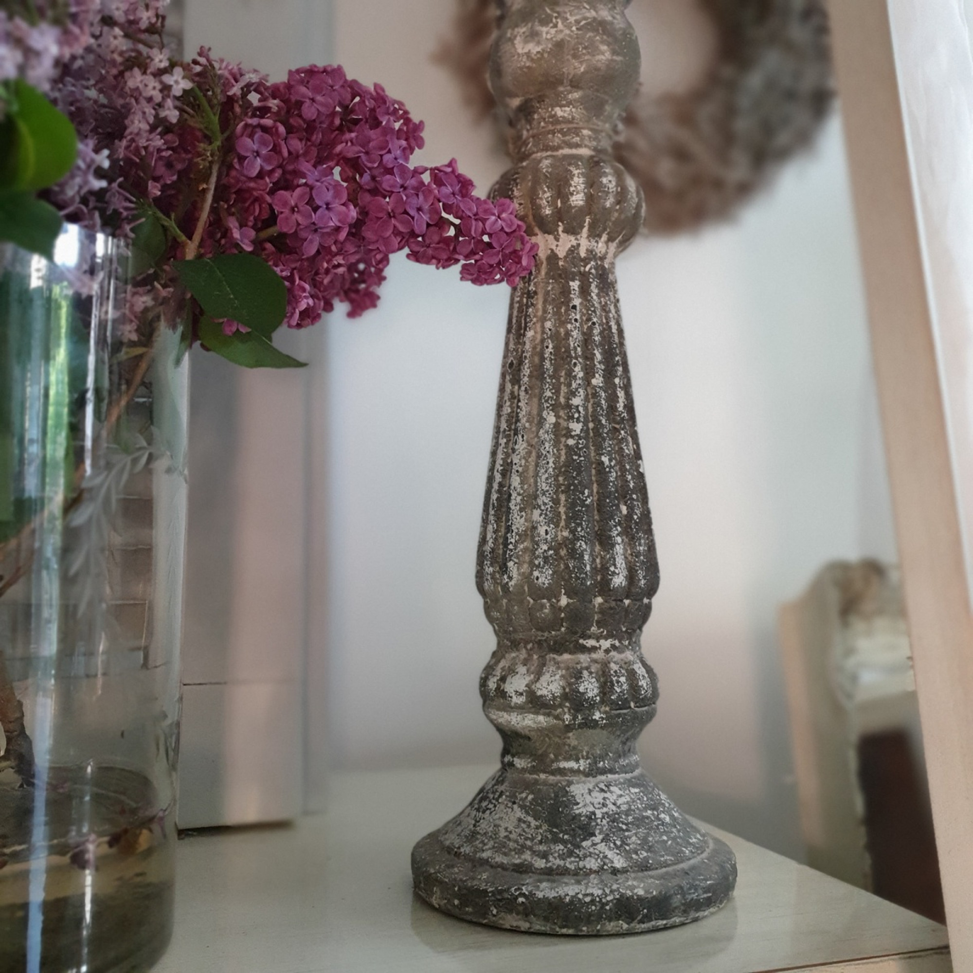 Kerzenständer Keramik vintage french antik style