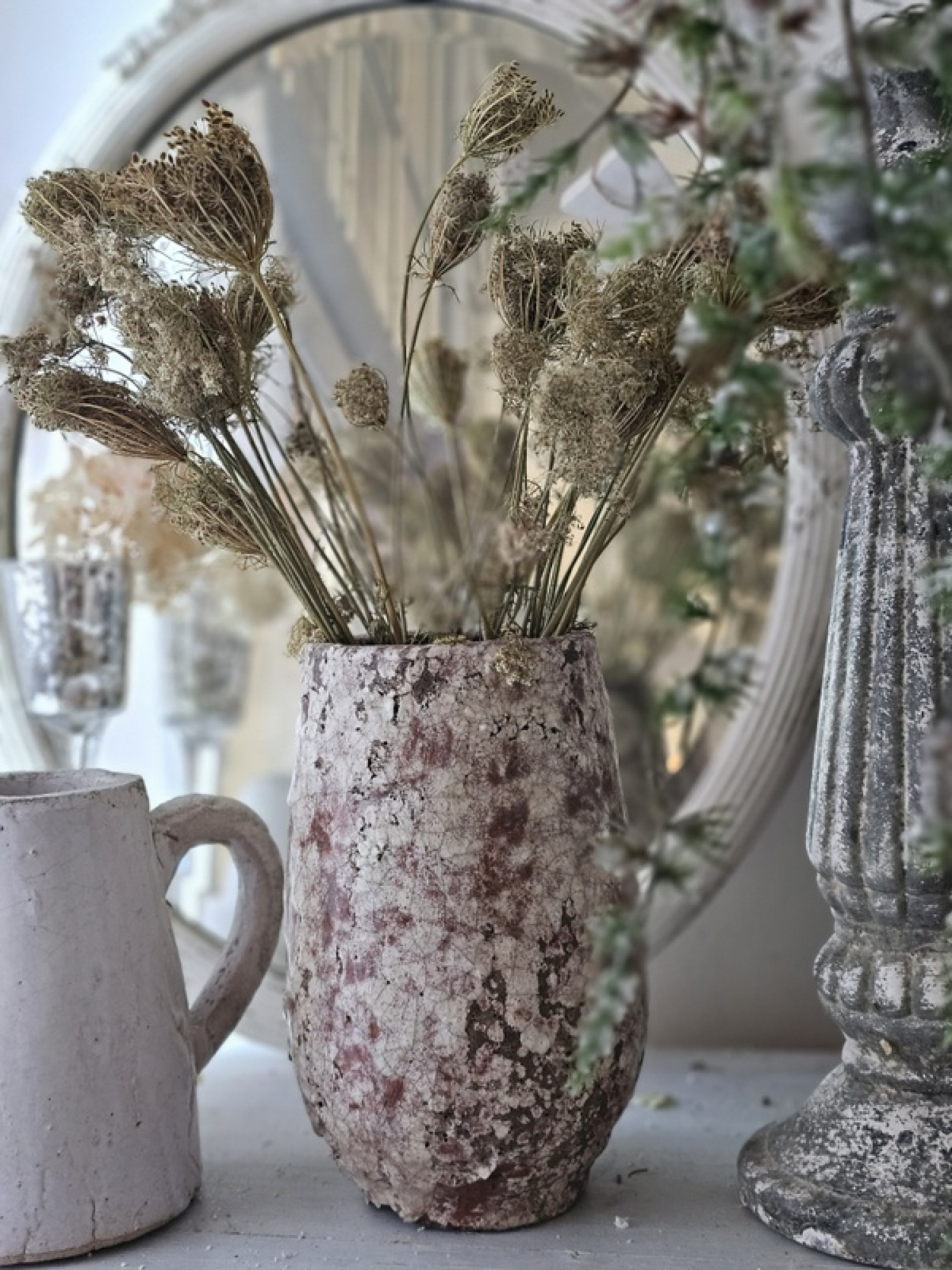 VASE Keramik Country Vintage Charme