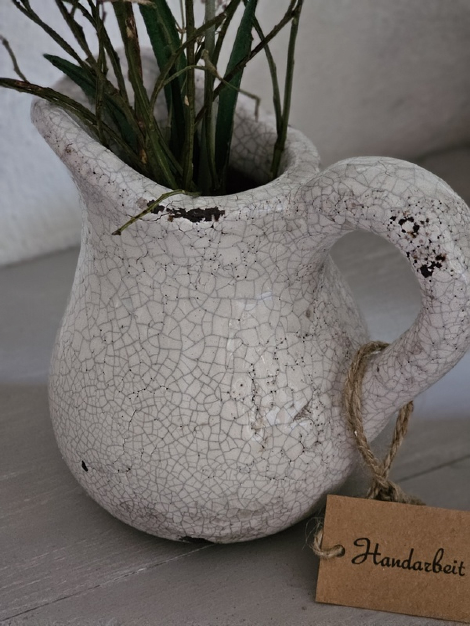 Country Krug Keramik cream 15cm
