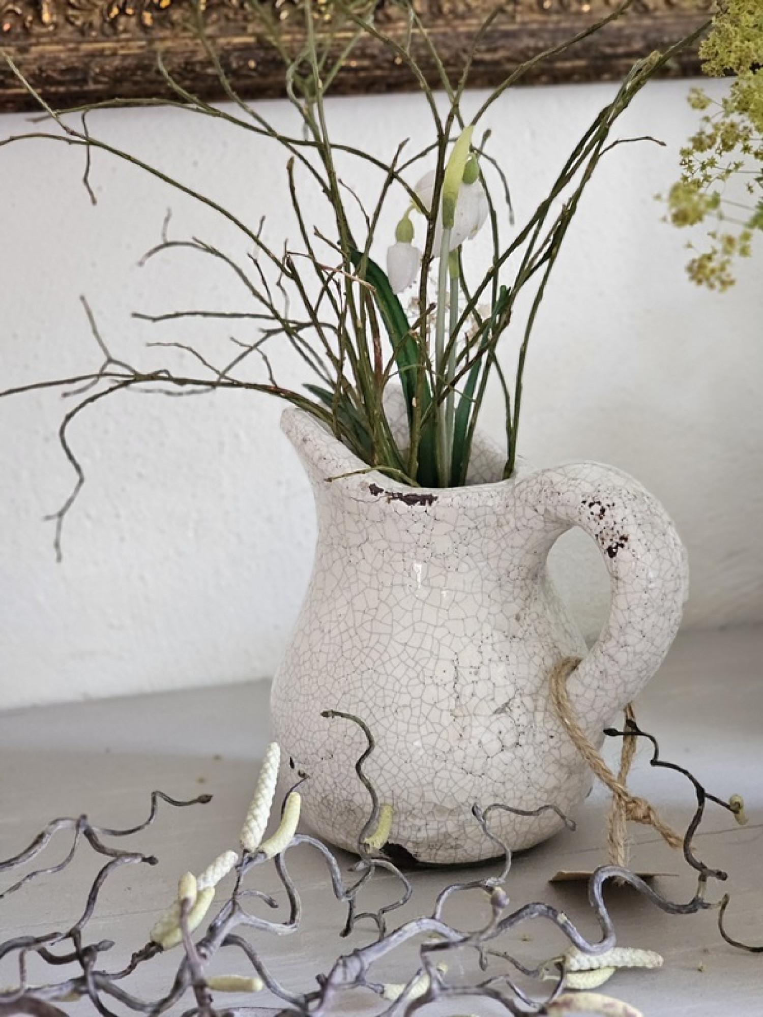 Country Krug Keramik cream 15cm