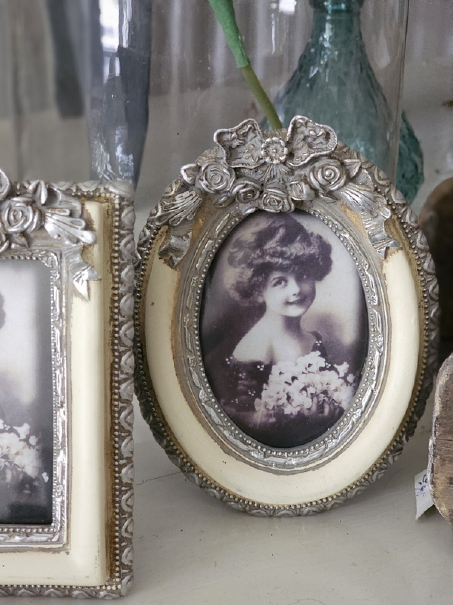 Fotorahmen Bilderrahmen oval Nostalgie